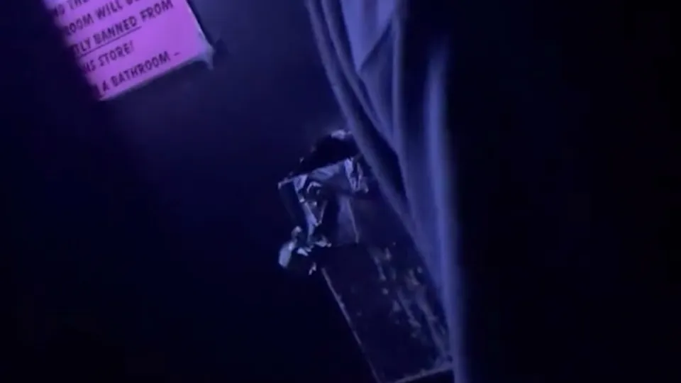 Str8 Guy Drops Load in Dude in Porn Booth - ThisVid.com