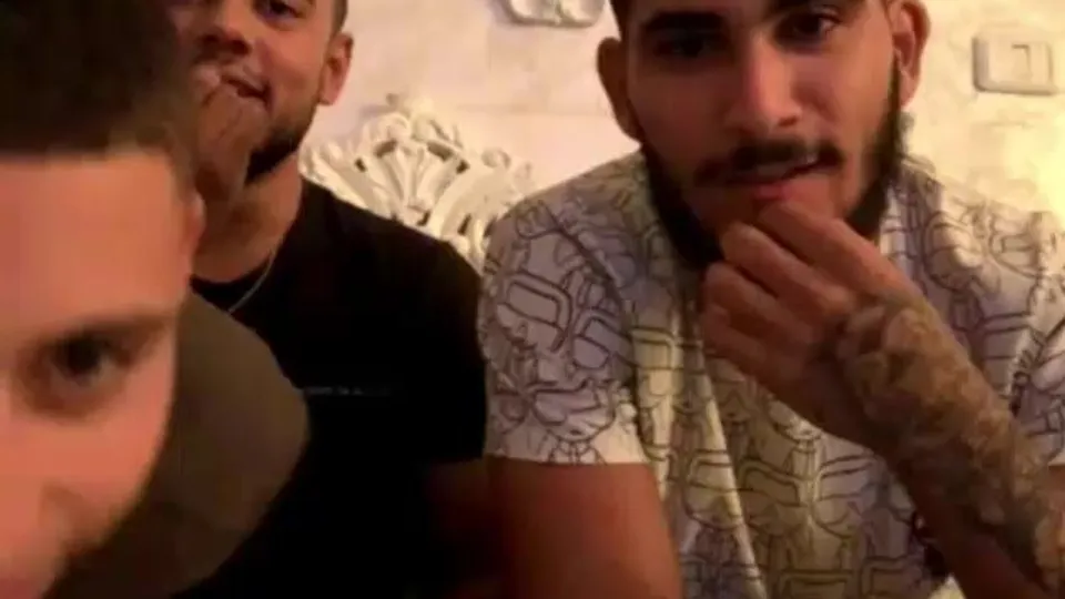 Str8 Israeli friends show dicks - ThisVid.com
