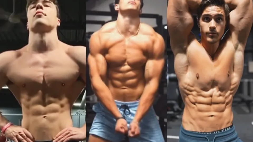 Str8 up MUSCLE FLEXING vid 48: Aesthetic Muscular Men - ThisVid.com
