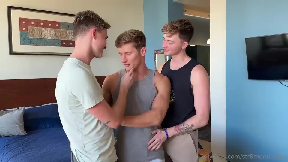Str8MenHunter Playing, Softcore Fun, Dick Sucking, Worshipping, Straight Guys Sucked Off And Fucked (3).mp4