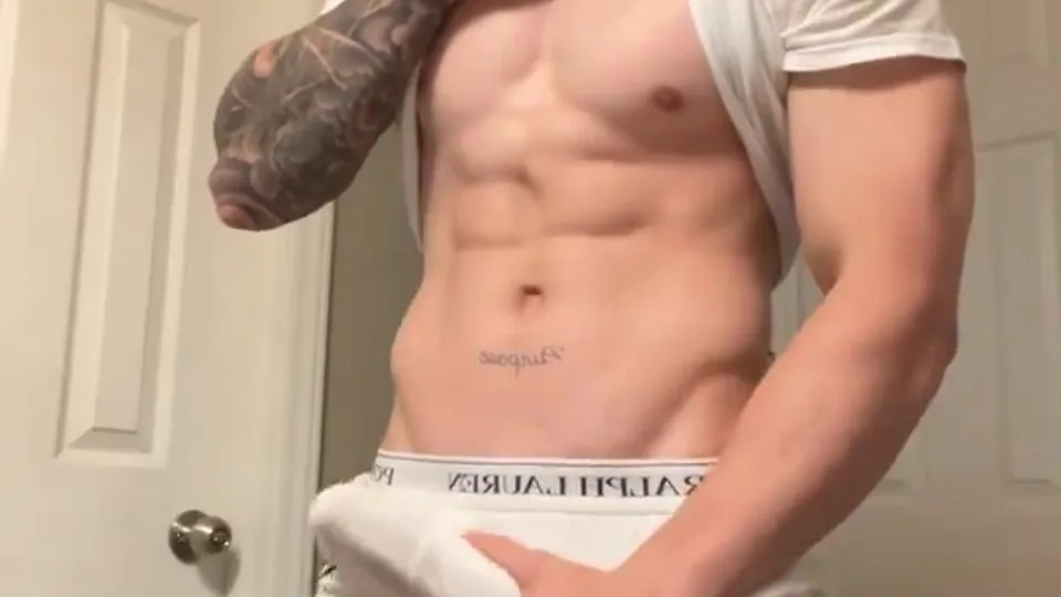 Straight alpha showing off his big cock. - ThisVid.com