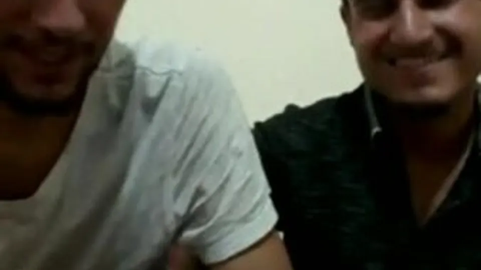 Straight arab friends wanking together - ThisVid.com