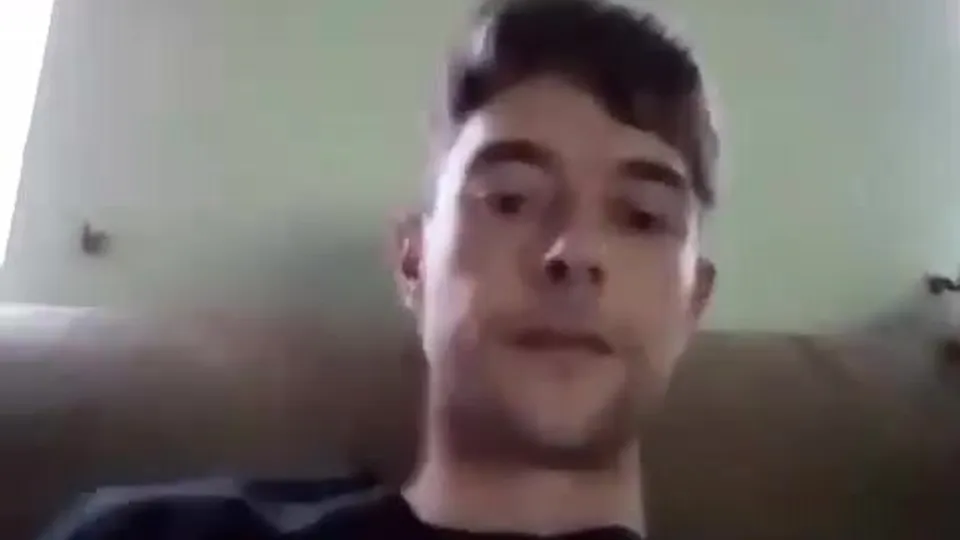Straight Guy's Huge Balls Explode in Massive Load