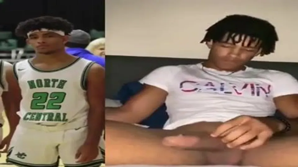 Straight Black / Muscle / Handjob : Basket Player - ThisVid.com