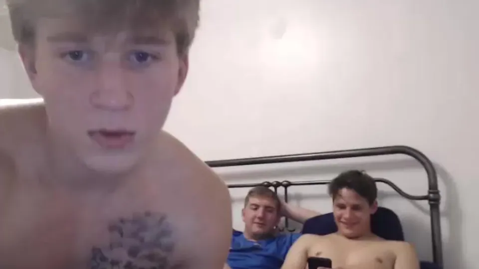 Straight Buddy's Gay Cam Debut