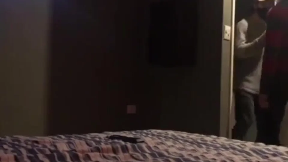 Straight friend comes to my place and fucks a man for the first time bareback