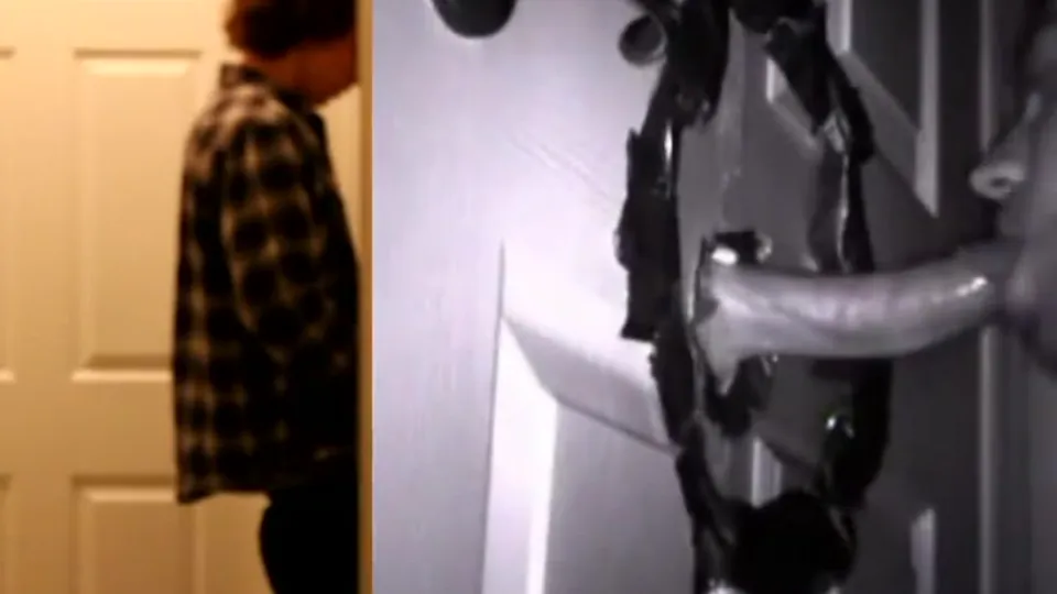 Straight guy big cock gets mouth and arse at glory hole - ThisVid.com