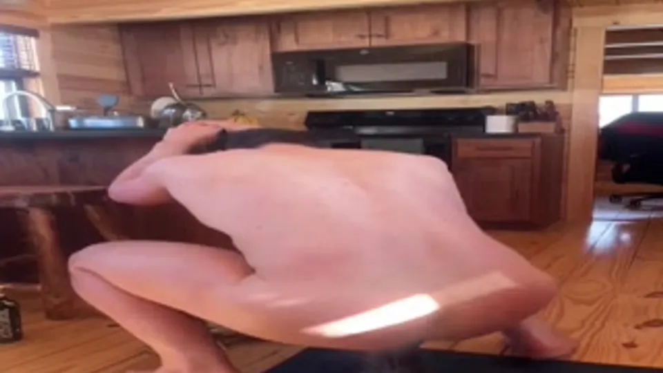 Straight Guy Drooling For Dick, Straight Virgin Ass Fucked Self By Dildo, Anal Masturbation And Self Facial Spermy Cum Eating (12)
