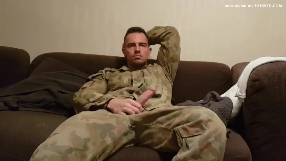 Straight Marine Solo Wank