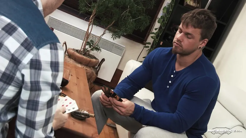Brad's Strip Poker Tease