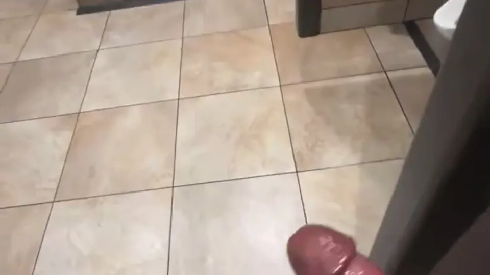 Black Men Flashing at Busy Urinal