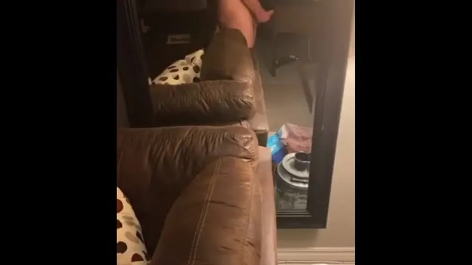 Stroking this Big Cock in the Mirror
