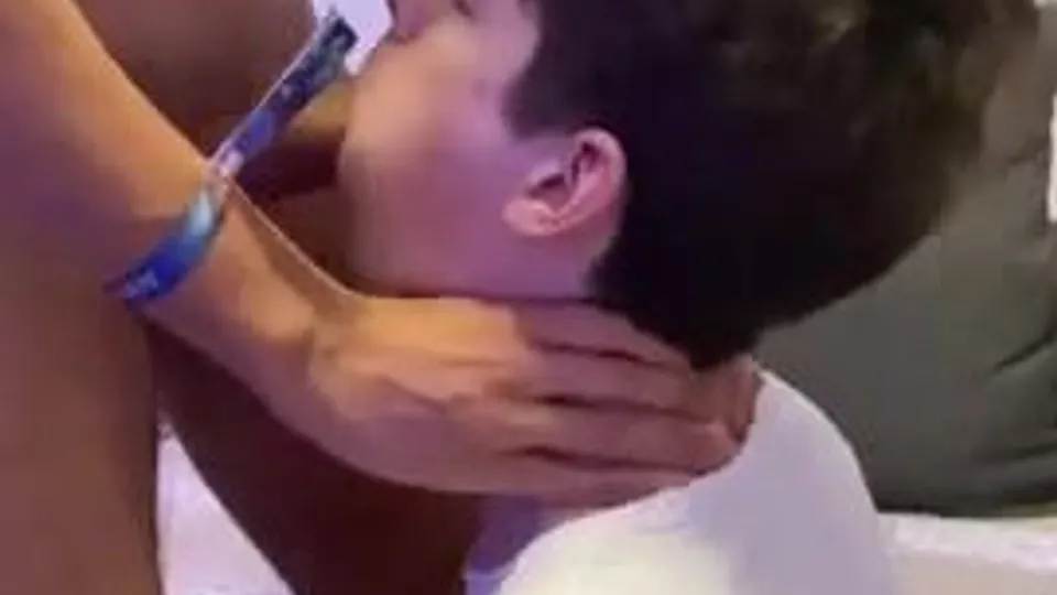 Stuff the twinks throat