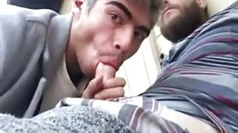 Sucking my married landlord's cock