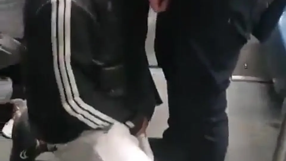 Sucking on the train - ThisVid.com