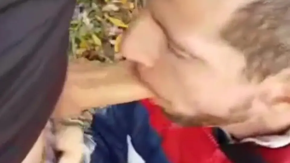 Sucking stranger guy in cruising wood - cum in mouth - ThisVid.com