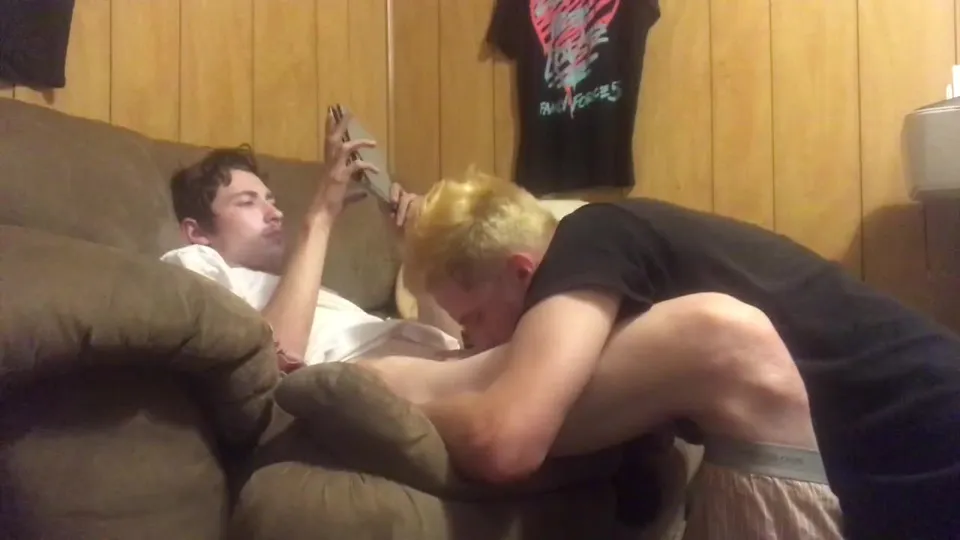 Teen Blowjob: Cum-Sucking Friend