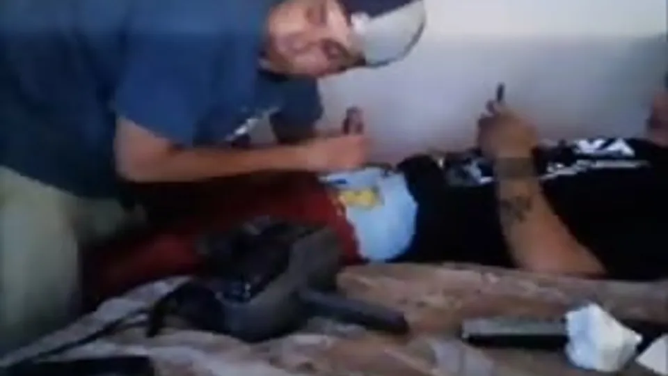 Latin Thug's Straight Blowjob