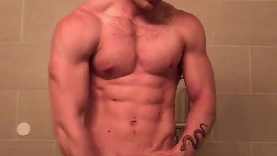 Super hot muscle dude jerk and cum 4 - ThisVid.com