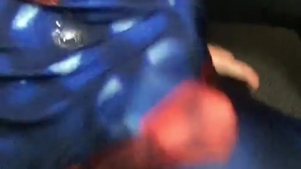 Superman cums hard in his suit after a reacharound hj - ThisVid.com