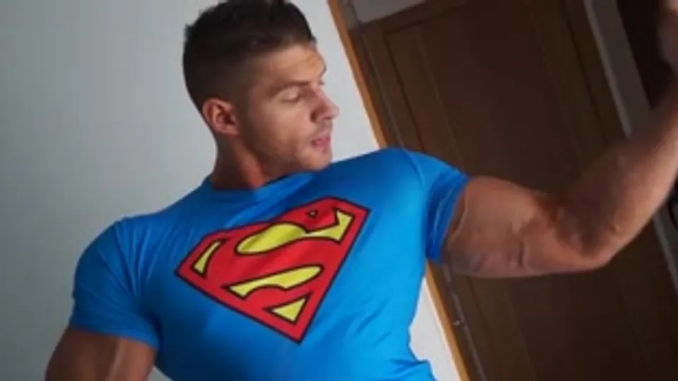 Superman Muscle Worship