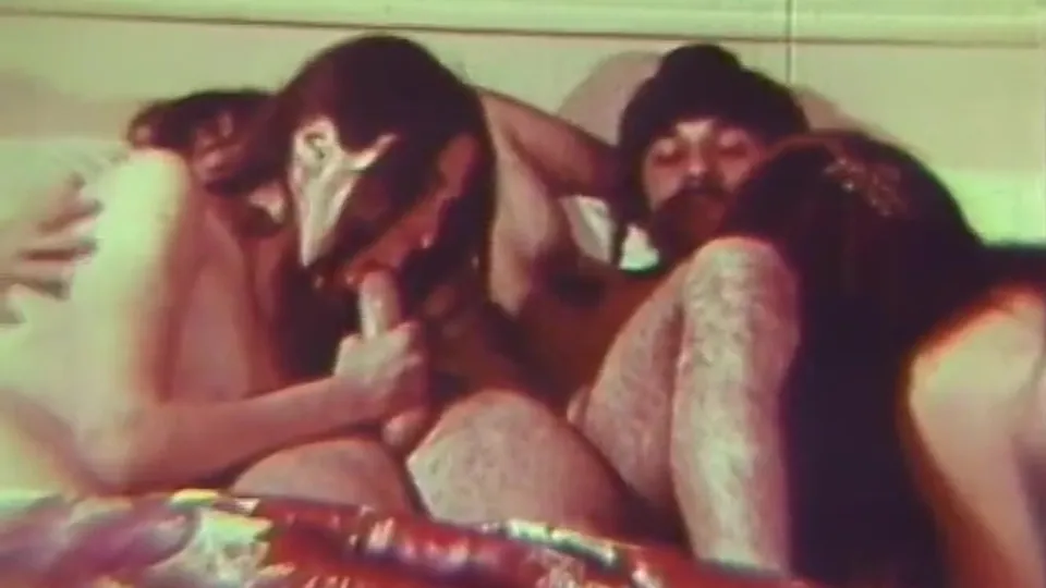 Suzanne Fields in Retro Group Sex Scene