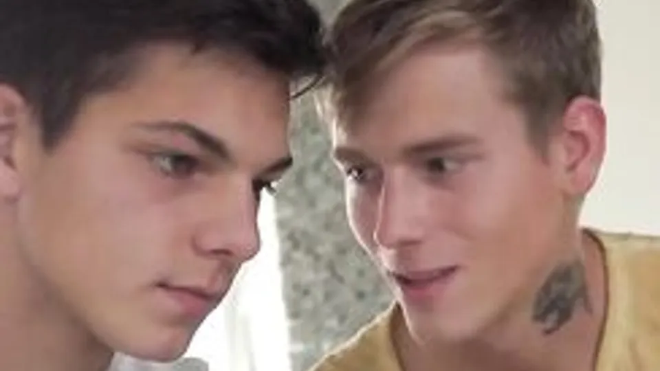 Twink Boys Swallow Cum in House