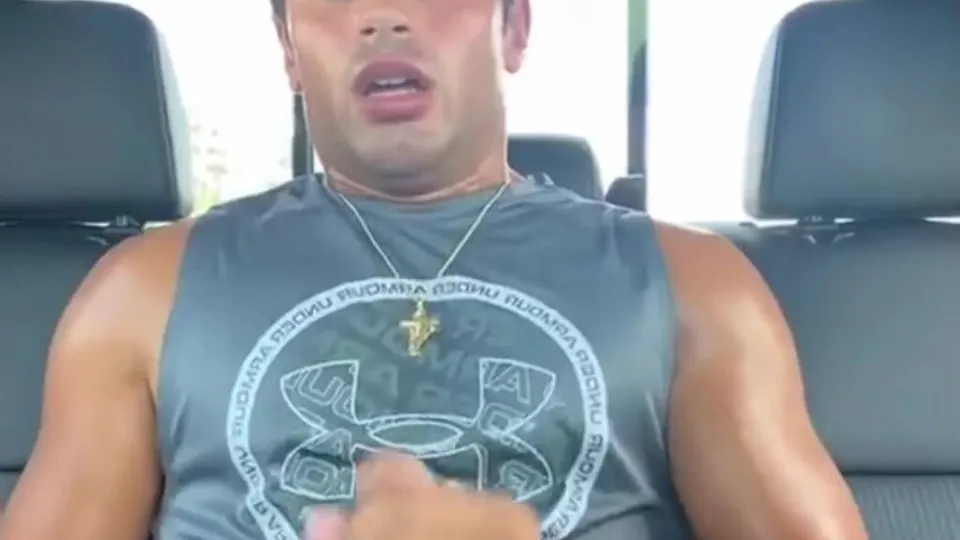 Sweaty jock with big nuts and thick thighs - ThisVid.com