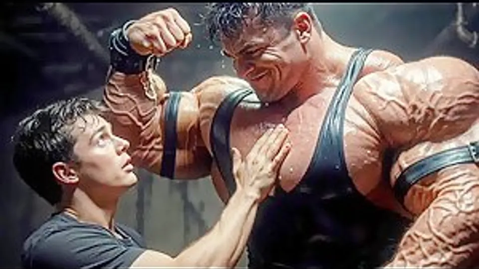 Sweaty Muscle God Drips on Worshipper