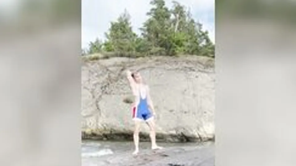 Swedish twink Sebastian on photoshoot - no cum