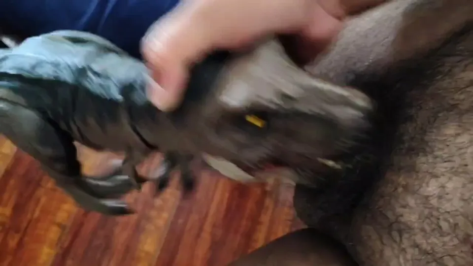 T-Rex Toy Blowjob