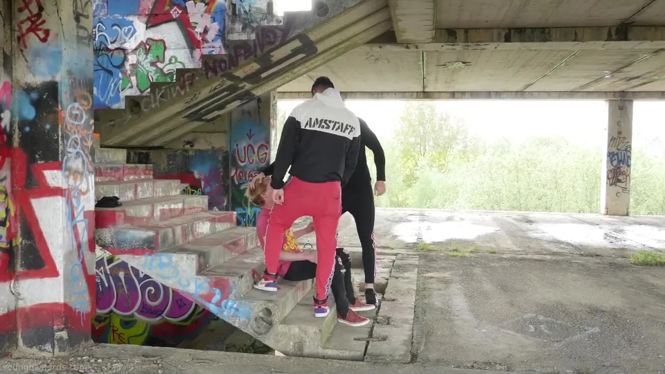 Taking turns in a raw jock fuckhole