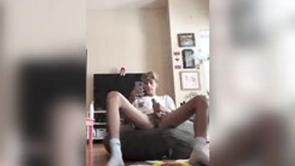 Lanky Teen Solo Masturbation