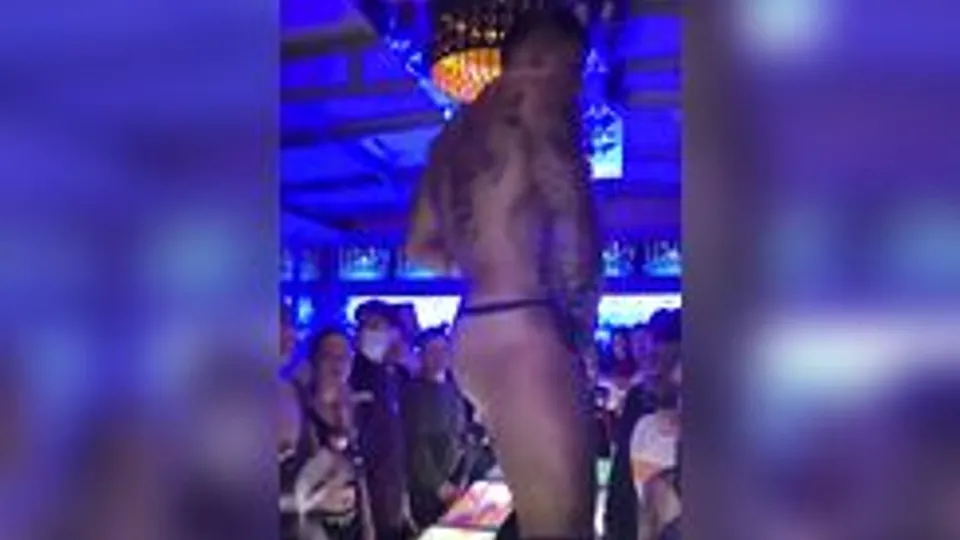 Twink Stripper Masturbates on Webcam
