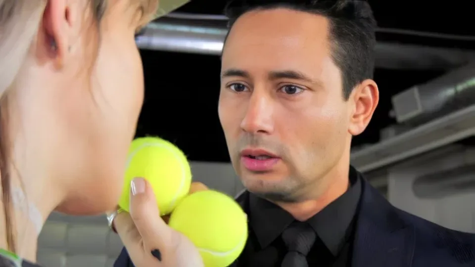 Lena Kelly's Tatted Blonde Trans Scene