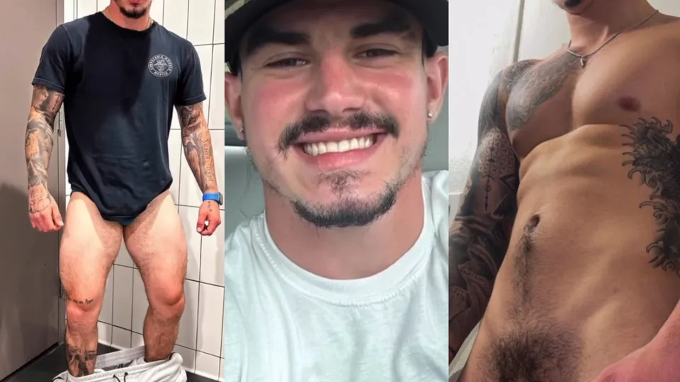 Tatted bro flex - ThisVid.com
