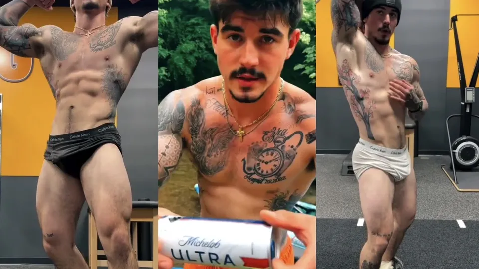 Tatted bro flex - video 2 - ThisVid.com