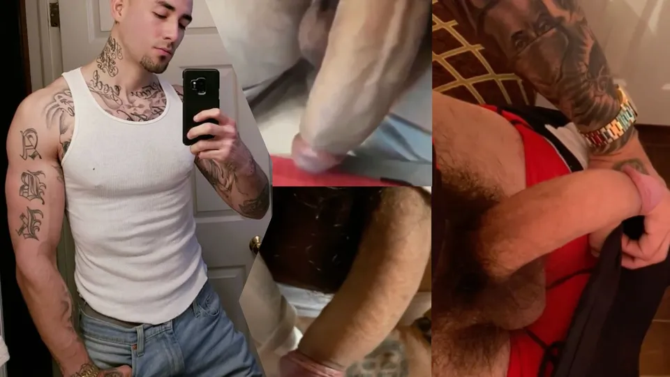 Tatted muscle jock showing off his thick cock - ThisVid.com 中文
