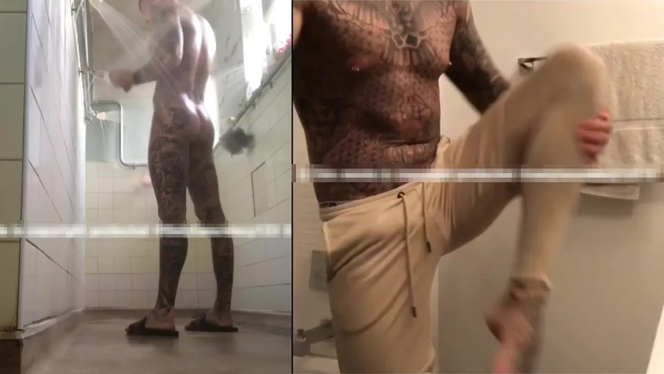 Tattoed Freakshow Jerk Off Cumpilation Part 3 - ThisVid.com