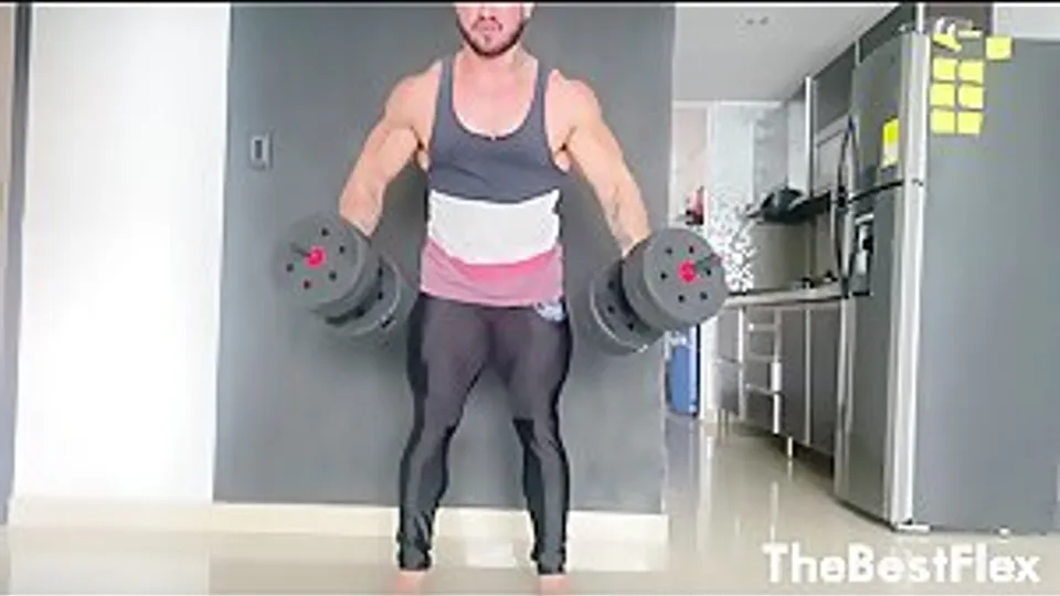TBF Powerful Bodybuilder Pumps Up and Hulks Out with Diego Fuertes PREVIEW