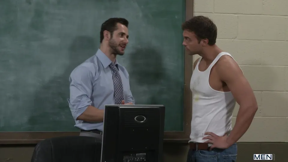 Dean Monroe & Rocco Reed: Foda Dura no escritório da professora