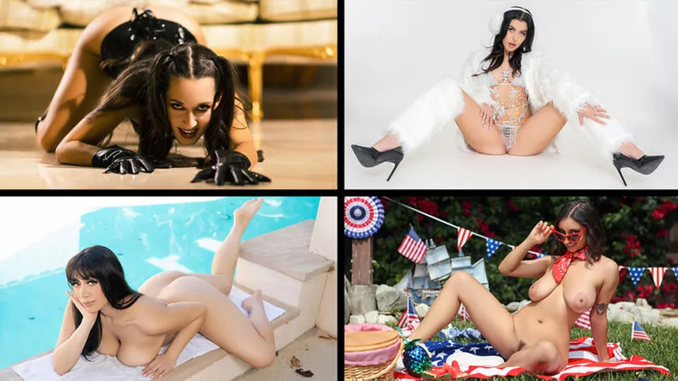 Team Skeet Selects - Violet MyersFreya Von DoomLulu ChuMadi CollinsMaya WoulfeScarlett AlexisLana SmallsHailey RoseGal Ritchie - TeamSkeet All Stars 2024 Recap 