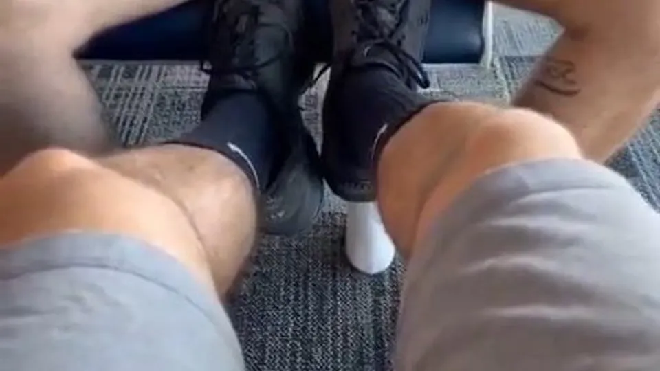 Airport Tease: Boner Antics