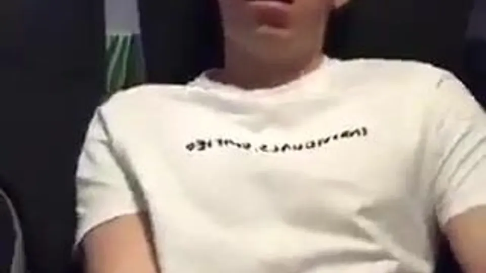 Teen Boy Jerks Off on Bus