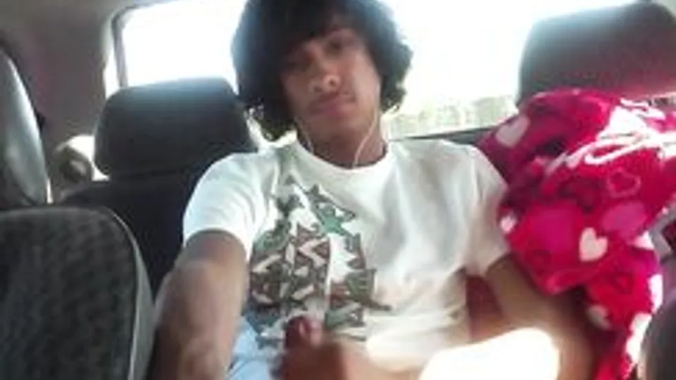 teen jerks in parked van