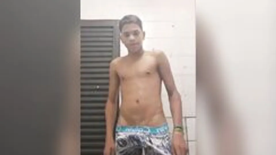 teen jerks off.