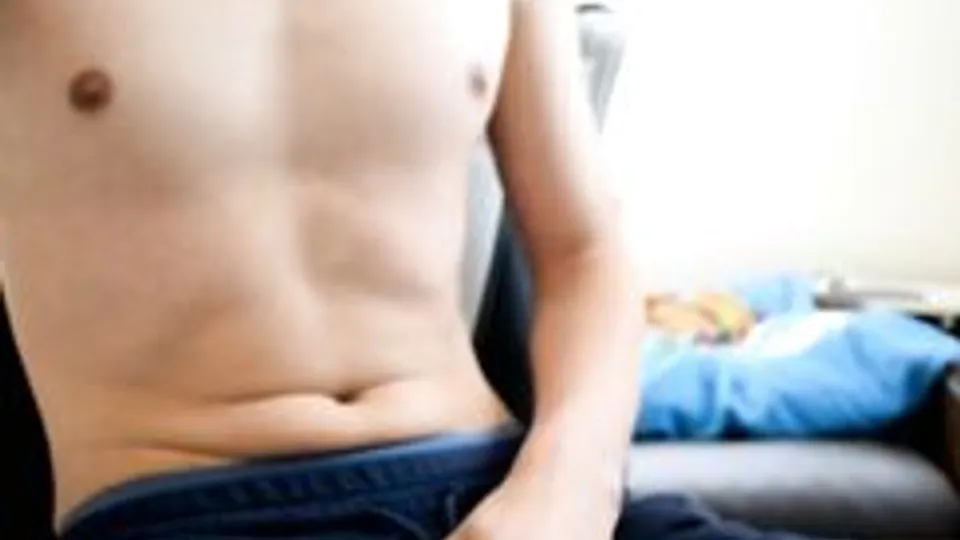 Twink Masturbation in House