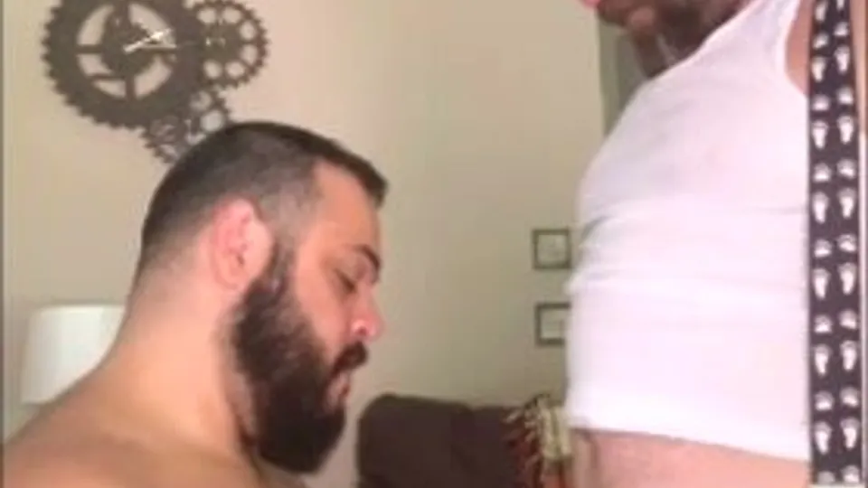 Sweaty Gas Worker's Intimate Encounter