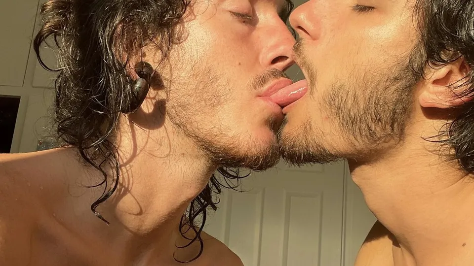 Incestual Twins' Public Threesome