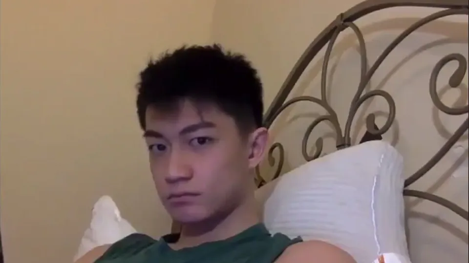 Thick cocked asian boy baited